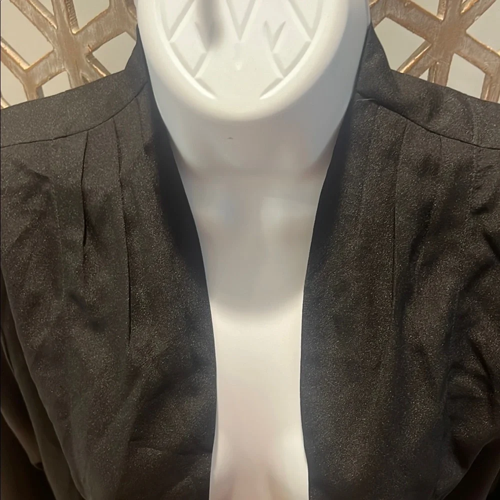 Abbeline by Southmoon Under Elegant Black Light Weight Semi-Sheer Women's Jacket - Picture 2 of 11